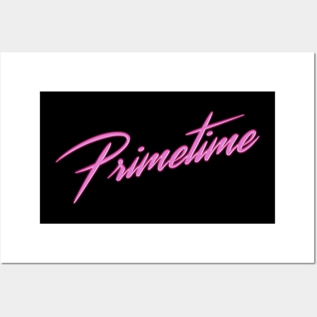 Primetime 80's Logo Wall Art by Primetime Gear